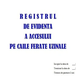 Registru Acces C.F.U. - 100 file