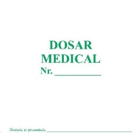 2,2 Lei/buc Pachet 100 Dosare medicale