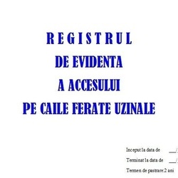 Registru Acces C.F.U. - 50 file