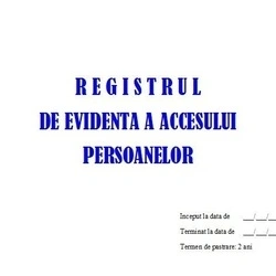 Registru Acces Persoane - 50 file