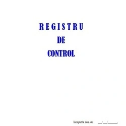 Registru Control - 50 file