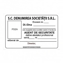 Ecuson agent de securitare