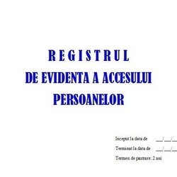 Registru Acces Persoane - 25 file