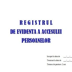 Registru Acces Persoane - 25 file