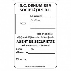 Ecuson agent de securitare - Img 2