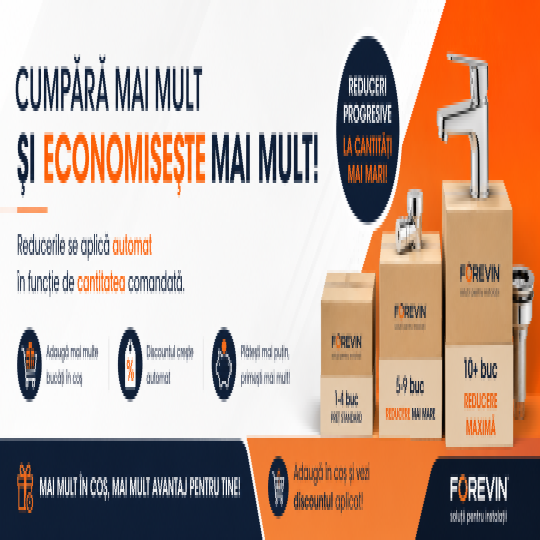 Reduceri progresive pentru cantități mari