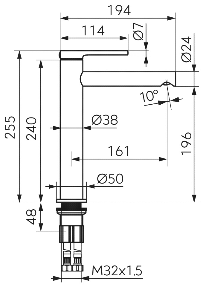 Schiță tehnică FD1-CLB-2L-97