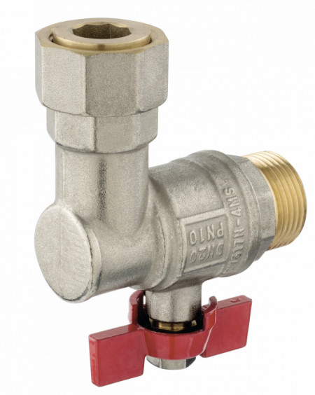 KFM2SGPK - Robinet trecere coltar vertical cu semiolandez PN10, 3/4" FI-FI
