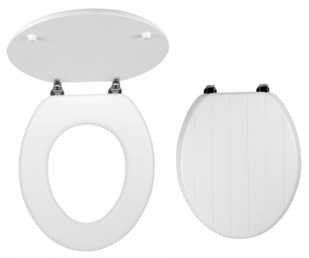 WC/PROVENCE - Capac WC din MDF, alb - WC/PROVENCE