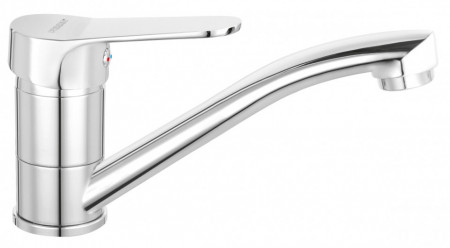 BIS2A - Baterie Stativa Lavoar Isso, 19Cm, Crom Pipa Mobila