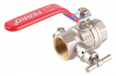 KFPOM3 - Robinet cu bila filet int-int F-Power 1`` cu aerisitor manual si dop