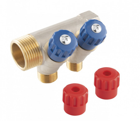 RDW200200 - Distribuitor sanitar modular 3/4"x1/2" 2 circuite
