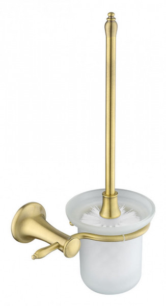 AAI14BR - Portperie WC Antica, bronz/sticla mata