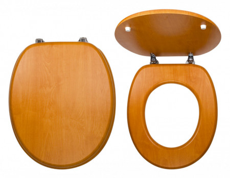 WC/ORECH - Capac WC decor nuc deschis