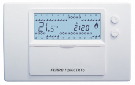 F2006TXT6 - Termostat electronic de ambianta programabil F2006TX fara fir
