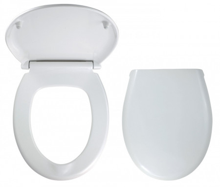 WC/SOFTDPLAST - Capac WC soft-close din duroplast , alb
