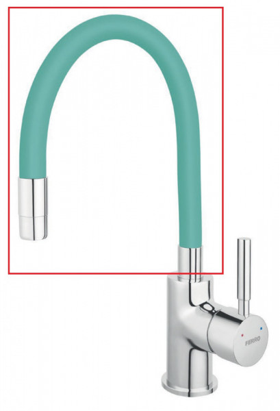 W100M-B - Pipa Elastico baterie spalator, menta