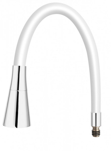 W101W-B - Pipa elastica 2F, baterie spalator Elastico II, alb