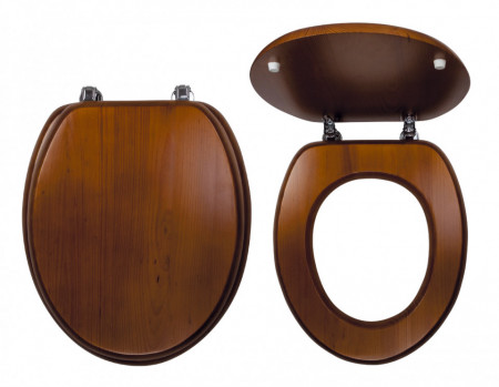 WC/DUB2 - Capac WC decor stejar inchis