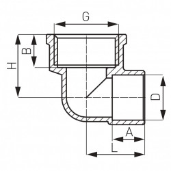 4090-2802 - Cot alama D.28x3/4" FI , imbinare prin sudura - Img 2