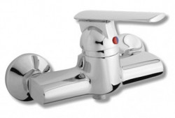 95060/1,0 - Baterie Perete Dus Techno, Crom Fara Accesorii