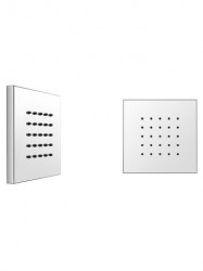 DSP02 - Cap Dus Fix 100X100 Mm Quadro, Crom