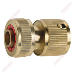 DY8011C - Conector Din Alama Stop Furtun De Gradina 1/2“