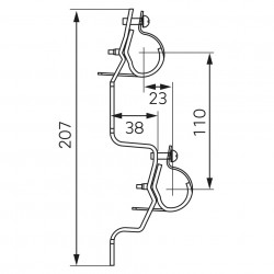 LC2RDW20 - Set console pt. distribuitor sanitar modular 3/4" - Img 2