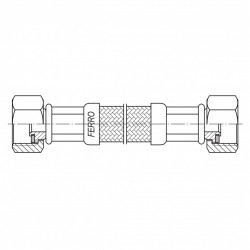 PWS611 - Racord flexibil apa 3/4"x3/4" FI-FI 30cm - Img 2