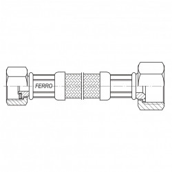 PWS78 - Racord flexibil apa 1/2" x 3/4" FI-FI 100cm - Img 2