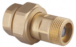 SN01 - Racord olandez rapid din alama 3/4" FI-FE pt. vase de expansiune - Img 1