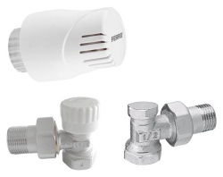 ZTMN02-16 - Set termostatic cu presetare 16-30 °C cap de 1/2 "drept