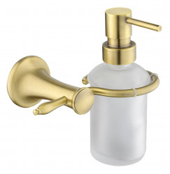 AAI34BR - Distribuitor sapun lichid Antica, bronz/sticla mata - Img 1