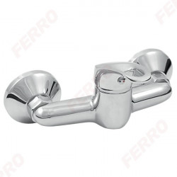 BCB77 - Baterie Perete Dus Blanca Eko, Crom Accesorii