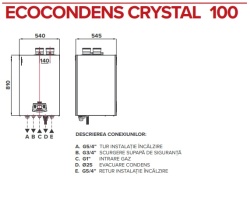 Centrala termica Ecocondens Crystal 100 kW system - Img 3