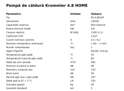 K-HOME-4.5KW - Pompa de caldura aer-apa Krommler Home 4,5 kW pentru incalzire locuinta si apa calda menajera (ACM), montaj interior pe perete, 230V - Img 9