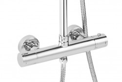 TRV7U - Baterie termostatata perete dus Trevi, crom fara accesorii