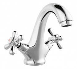 8001,0 - Baterie Stativa Lavoar Classic, Crom Ventil