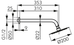 BCK66PBG - Baterie Ingropata Bideu Ciriculus, Auriu Periat Cu Accesorii - Img 2