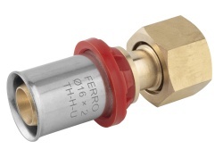 FNPU1612 - Racord semiolandez presare, 16x1/2", țevi multistrat