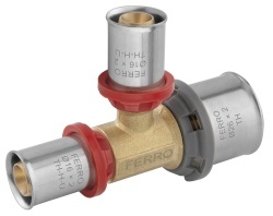 FTPR322032 - Teu redus presare, 32x20x32 mm, țevi multistrat