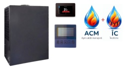 K-HOME-4.5KW - Pompa de caldura aer-apa Krommler Home 4,5 kW pentru incalzire locuinta si apa calda menajera (ACM), montaj interior pe perete, 230V