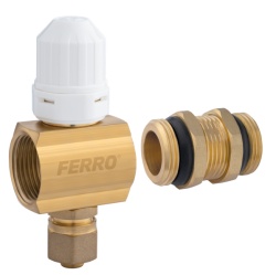 N-RKPT-EXT - Extensie 1 circuit pentru distribuitoare 1" cu robinet termo