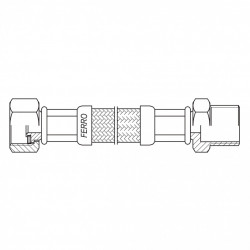 PWS61 - Racord flexibil apa 1/2"x1/2" FI-FE 70cm - Img 2
