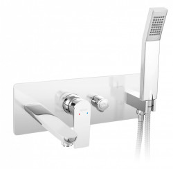 BAQ11P - Algeo Square - baterie incastrata cada/dus set dus inclus - Img 1
