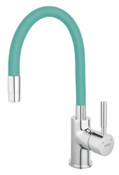 BZA4M - Zumba - baterie stativa bucatarie pipa flexibila, menta - Img 1