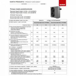 Pompa de caldura aer apa, monofazata, Termet Heat Gold 12 DC, 12 kW, Wi-Fi, A+++, agent frigorific R32, incalzire, racire, 230 V - Img 5