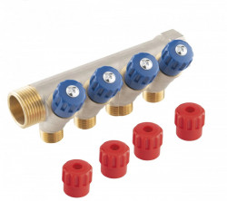 RDW200400 - Distribuitor sanitar modular 3/4"x1/2" 4 circuite - Img 1
