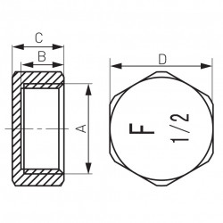 ZAS4Z - Capac alama 1" FI - Img 2
