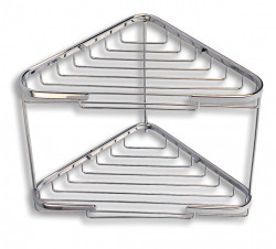 6070,0 - Metalia Wire - etajera mare de colt doua polite